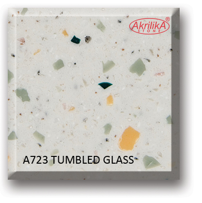 A723 Tumbled glass, 