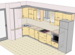проект 0013 кухонная мебель спб